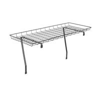 Household Essentials Ripiano portaoggetti da posizionare sopra la lavatrice, per organizzare e riporre le forniture della lavanderia, nero opaco