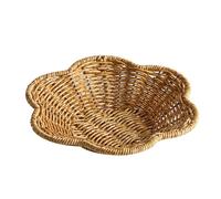 Household Food Display Tray - Stylish Scalloped Basket, Durable Snack Holder with Unique Curved Design for Fruits, Pastries, and Appetizers | Dining Room, Kitchen Counter, Buffet, Tea Time, Events