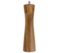 Household Kitchen Wooden Salt Spice Mill Grinder Shaker Wood Color 8 Inch