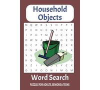 Household Objects Word Search Puzzle Book: A Fun Way to Learn Common Household Items | 50+ Puzzles, 110 pages |
