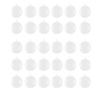 Household Plastic Hanging Christmas DIY Decor Present Bauble Ball Clear 30pcs