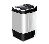 Household Products Lavatrice e Asciugatrice a Vasca Singola Portatile, Mini Lavatrice Compatta a Vasca con Controllo del Timer e Tubo di Scarico oer Dormitori, Appartamenti, Camper