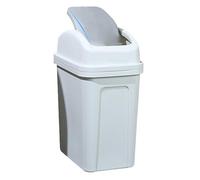 Household Trash Can - Kitchen Storage Bin with Swing Lid | Home Rubbish Basket | Household Bin with Swing Lid, Kitchen Indoor Outdoor Waste Bins for Home Living Room Bedroom Bathroom