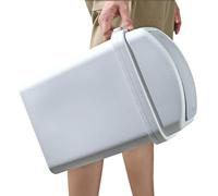 Household Trash Can - Large Capacity Waste Bin | ABS Materiale con Easy Press Lid, Durevole e facile da pulire, ideale per cucina, bagno, bagno, ufficio, sala da vita