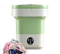 Household Underwear Washing Machine | Household Folding Smart Washing Machine,Folding Laundry Machine with Drain Basket 3 Modes for Underwear, Socks, Toddler Clothes