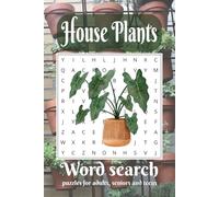 HousePlant Word Search: Word Searches with Easy to Read Print about HousePlants, Plants, Flowers and more | 6x9 inches, 110 pages | 50+ Puzzles ... Great for Vacations, Holidays and Free Times