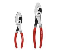 HOUSERAN 2 pinze con giunto antiscivolo, piccole pinze con manico antiscivolo, in acciaio al carbonio, pinze con impugnatura da 20,3 cm per serrare, allentare e afferrare dadi e bulloni