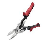 HOUSERAN Forbici per lamiera, 255 mm, forbici per metallo, con blocco di sicurezza e impugnatura antiscivolo, denti affilati in acciaio CR-V, forbici in metallo per tagliare lamiere