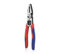 HOUSERAN Linemans Pinze combinate con spelafili e crimpatrice, 20,3 cm, guardalinee 5 in 1, per tagliare, piegare, spelare