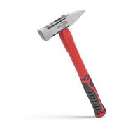 HOUSERAN Martello da ingegnere, martello per lamiera, 400 g, martello a croce con impugnatura in gomma antiscivolo per costruzione, giardinaggio, miglioramento della casa