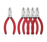 HOUSERAN Pinza Tagliante laterale, 127 mm, Confezione da 5, Pinza Diagonale, Taglio a Filo, Piccola Pinza Tagliante per Modellismo, Produzione di Gioielli, Fai da te.