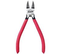 HOUSERAN Tronchesino laterale da 15,2 cm, tronchese diagonale e caricato a molla, con manico rosso antiscivolo, ideale per gioielli, artigianato, cravatte, resistente, confezione da 1