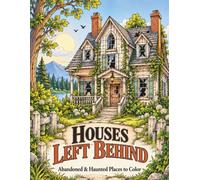 Houses Left Behind: Abandoned & Haunted Places to Color