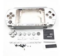 housing custodia cover con pulsanti cacciaviti per Sony PSP 1000 1001 argento