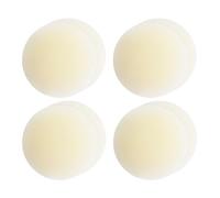HOUSN 4 Paia di Nipple Pads in Silicone, Protezione Invisibile per Capezzoli, Resistenti a Acqua e Sudore, Riutilizzabili, Ideali per Collant, Abiti da Sera e Sport, 8 cm (Colore Bianco)