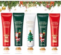 HOUSN Crema Mani, 5 Pack Creme Mani Intensamente Idratanti, Piccole Facili da Trasportare, Piccolo Set Regalo per Donna Uomo, Hand Cream per Regalo Natale e Compleanno