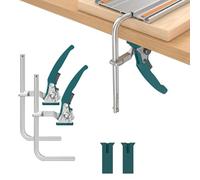 Housolution Morsetto da Tavolo a Cricchetto con Sgancio Rapido, Morsetto F