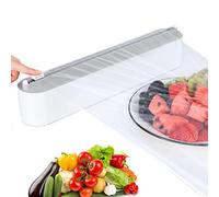 Housolution Porta Pellicola Magnetico da Cucina, Porta Pellicola e Alluminio con Taglierina, Taglia Pellicola da Cucina, Dispenser Pellicola e Alluminio, Compatibile con Rotoli Larghi 30cm
