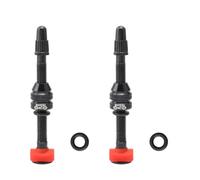 HOUSON 2 valvole tubeless per biciclette, in lega di alluminio, valvola Presta senza camera d'aria, adattatore per valvola per bicicletta, estensione valvola Presta tubeless 60 mm