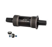 HOUSON Cuscinetto centrale per bicicletta, 68 mm, quadrato BSA, alloggiamento per cuscinetti a pedale, asse per bicicletta, 122,5 mm