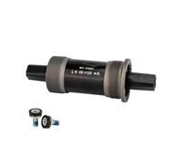 HOUSON Cuscinetto interno per bicicletta, 68 mm, quadrato, BSA, alloggiamento per movimento centrale quadrato, asse per bicicletta da 120 mm