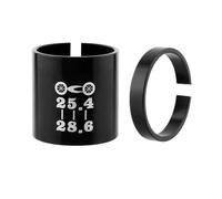 HOUSON Distanziale per stelo anteriore della bicicletta, adattatore per manubrio della bicicletta, 25,4 mm-28,6 mm