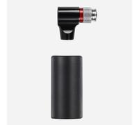 HOUSON Gonfiatore a CO2 con manicotto isolante, pompa a CO2 per bicicletta, mini pompa per mountain bike, bici da corsa, compatibile con valvola Presta e Schrader