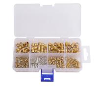 HOUSON Kit tubi freno in ottone, 80 pezzi, per BH59/BH90, SRAM Avid, MAGURA | Guarnizioni ad alta pressione + olio compatibile | Include olive + aghi (20 set per tipo)