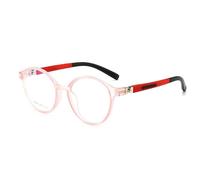 HOUSON Occhiali anti luce blu per bambini, lenti con filtro luce blu per computer, TV, per ragazze e ragazzi (età 5-10 anni), Colore: rosa., 45-17-115