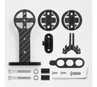 HOUSON Supporto per computer in fibra di carbonio, supporto per manubrio integrato per bici da corsa, compatibile con Garmin Edge, Bryton, fotocamera G-oPro e lampada