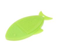 Housoutil 1 Pc Spazzola Massaggiante a Forma Di Pesce Strumento Di Deshedding Spazzola Da in Silicone Strumenti Facciali Bagno Gel Di Silice Bambino Spazzola Per La Testa Palmare