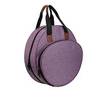 Housoutil 1 Pz. Borsetta portaoggetti Borsa magazzinaggio Tote Bag Borse Artigianali Quilting Porta Attrezzi da Ricamo Contenitore per Attrezzi da Ricamo Tessuto Oxford 600d Viola,Porpora