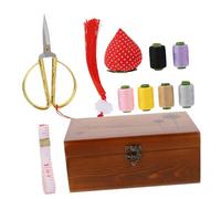 Housoutil 1 Set di Scatola da Cucito Kit per Principianti Filo da Cucito Ricamo A Mano per Adulti Forniture per Cucito Porta Attrezzi da Cucito Strumenti da Sartoria Valigetta per