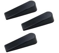 Housoutil 1 Set Fermaporta Silenzioso Silicone Anticollisione Facile Usare per Casa E Ufficio Colore Nero nelle Stanze E negli Domestici 3 Pezzi
