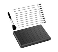Housoutil 1 Set Pittura con Clip Alligatore per Modellismo Strumenti per Aerografo e Verniciatura Clip e Base Antiscivolo per Progetti DIY e Decorazioni