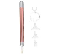 Housoutil 1 Set Set di Penne per Trapano Arte Diamond Art Kit Fabbricazione Diamante Luce LED lampade LED Faro LED Penna per Trapano da Ricamo Brillante Penna diamantata plastica Golden