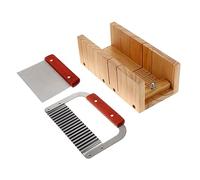 Housoutil 1 Set Set di taglieri di Sapone Professionale Produttore di Sapone Prodotto Fare incorpora Cutter Produzione di Sapone Fatto a Mano affettatrice di Sapone di Legno