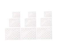 Housoutil 1 Set Stencil per Pittura Stelle Americane Pet Riutilizzabili per Progetti Creativi E Decorazioni Murali Variabili S per Stencil Cinque Punte 9 Fogli
