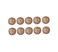 Housoutil 10 Palline di Vimini Decorative per Vite Rustiche per Feste di Matrimonio da Appendere alla Parete da Giardino Piccole Decorazioni per La Casa Palline di Rattan