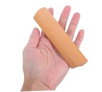 Housoutil 10 Pezzi in massello Pull porta del mobile pomelli per credenze da cucina cassetto in tira maniglie manette maniglie armadio in tira Faggio Cachi