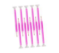 Housoutil 10 Pezzi Penne per Pittura con Perline Doppia Punta Strumenti per Ricamo Diamante Penna con Ventosa per Perline Adatta per Punti e Decorazioni Nail Art