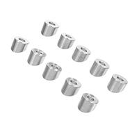 Housoutil 10 Pezzi Rondella Smussata Ad Angolo in Acciaio Inossidabile Da Gradi Kit Per Ringhiere Cavi Per Ponti Rondelle in Metallo Per Aree Esterne Scale e Corridoi Adiacenti Resistent Rug