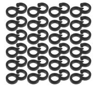 Housoutil 100 Ganci a Forma di 8 in Plastica per Tende da Sole e Rifugi Esterni, Fermacorda Antivento Resistenti e Clip per Fissaggio Rapido di Tiranti, Accessori per Campeggio e Attività