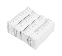 Housoutil 100 pezzi 100 cm di carta per metro a nastro bianco morbido su entrambi i lati, metro a nastro per misurare il corpo, per la famiglia, circonferenza del seno/circonferenza della vita