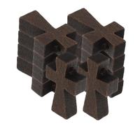 Housoutil 100 Pezzi Mini Croce in Legno per Gioielli Charm Spirituale Lucidato a Mano, Pendente Classico per Collane Regalo in Occasioni Religiose