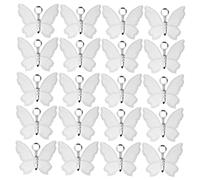 Housoutil 100 Pezzi Pz Ciondoli Farfalle per Diy Accessori per Creazioni Decorazioni e Chic per Collane Bracciali e Altro