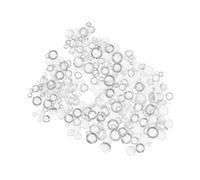 Housoutil 1050 Pezzi Gocce di Rugiada Trasparenti in Resina Adesive 3-6mm per Scrapbooking e Decorazioni Fai da Te Artigianato Creativo