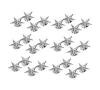 Housoutil 12 Pezzi Distintivi a Forma di Stella in Lega di Zinco Argento, Spilla Elegante e Classica per Decorazioni di Costumi da Festa e Celebrazioni Dell'independence Day