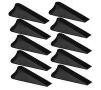 Housoutil 12 Pezzi Fermaporta Antiscivolo Gomma Blocca Porte per Casa e Ufficio Sicuro per Animali Compatibile con Vari Tipi Nero