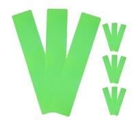Housoutil 12 Pezzi Marcatore per Linee Campo da Tennis in PVC Verde, Piatto e Rettangolare, Indicatore di Confine per Sport All'aperto, per Marcatura Campi Indoor e Eventi